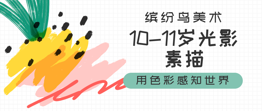 北京台湾街缤纷鸟美术10-11岁素描培训班